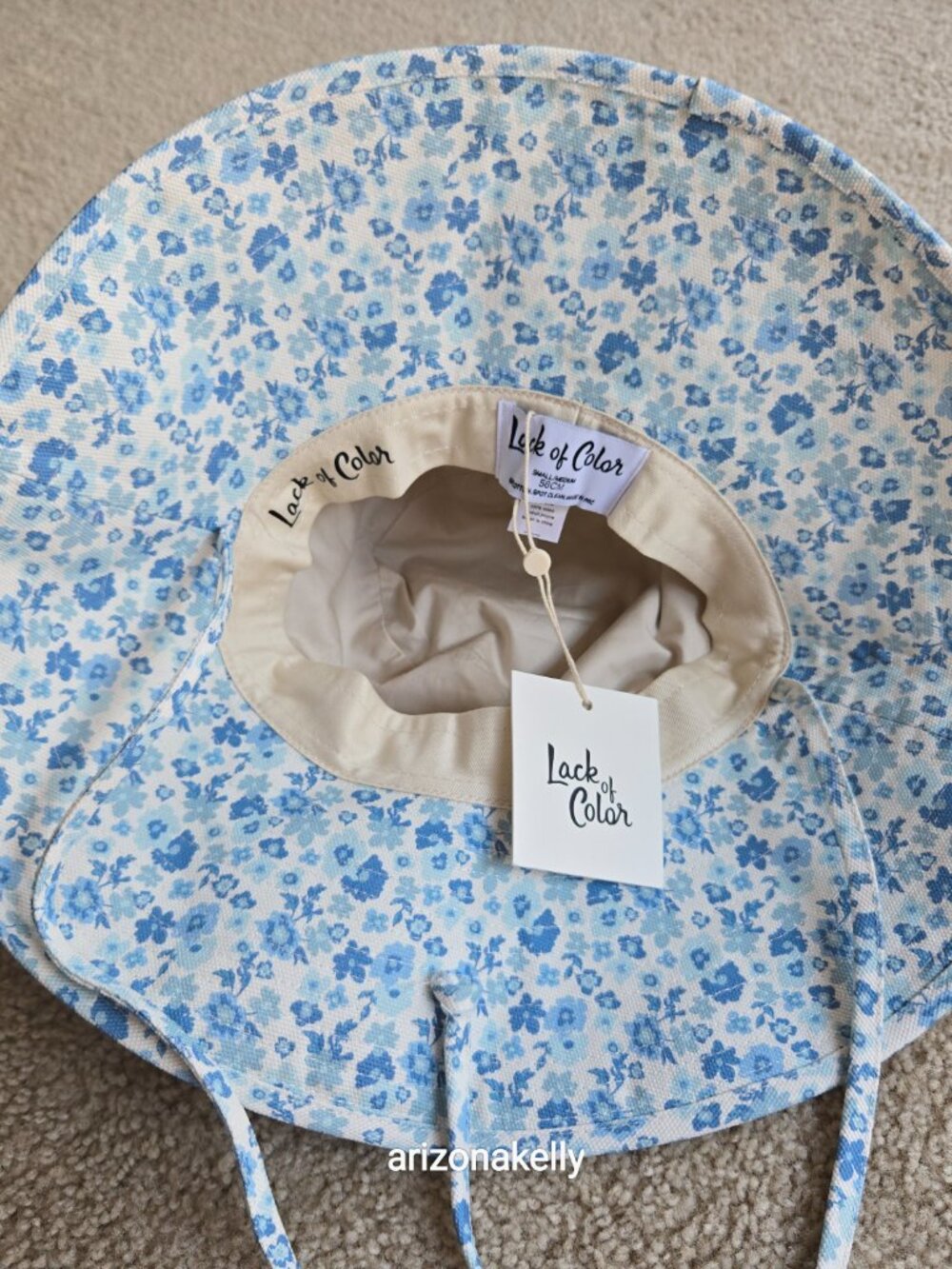 NWT Lack of Color Holiday Bucket Hat Blue - Picture 2 of 10